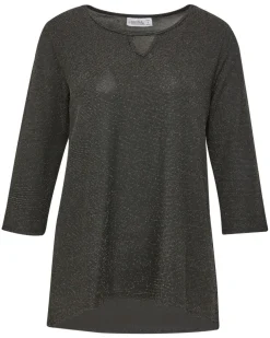 Shirt mit Glitzerfäden Janina, 3/4-Arm-KiK Onlineshop Clearance