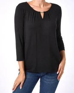 Shirt mit Rundhalsausschnitt Janina, 3/4-Arm-KiK Onlineshop Store