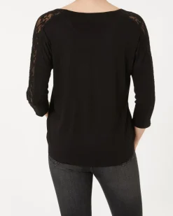 Shirt mit Spitze an den Ärmeln Janina, 3/4-Arm-KiK Onlineshop Cheap