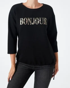 Shirt mit Struktur Janina, 3/4-Arm-KiK Onlineshop Cheap