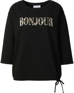 Shirt mit Struktur Janina, 3/4-Arm-KiK Onlineshop Cheap