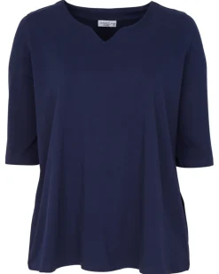 Shirt mit Y-Ausschnitt 3/4-Arm-KiK Onlineshop Cheap