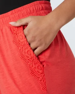 Shorts mit Spitzendetails Janina, Seitentaschen-KiK Onlineshop Clearance
