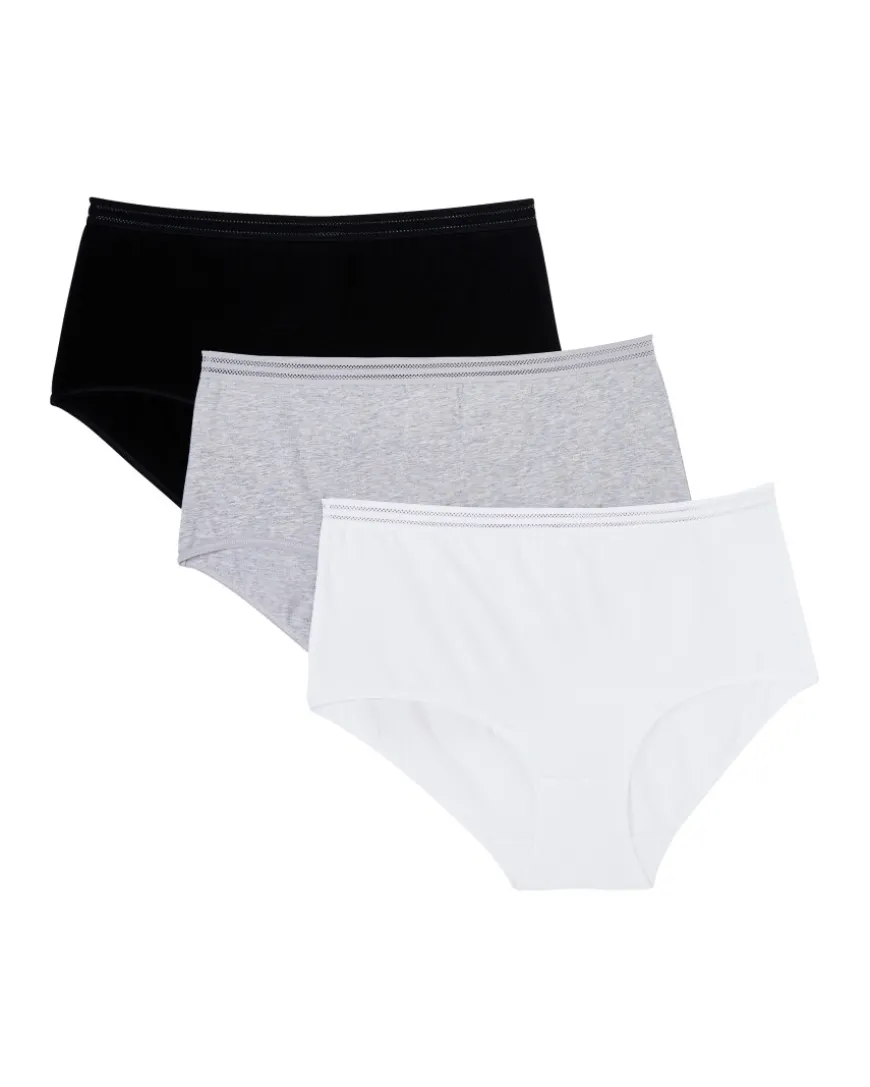 Slips 3er-Pack, Janina curved-KiK Onlineshop Clearance