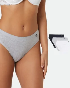 Slips mit Herzlabel 3er-Pack, Janina-KiK Onlineshop Outlet