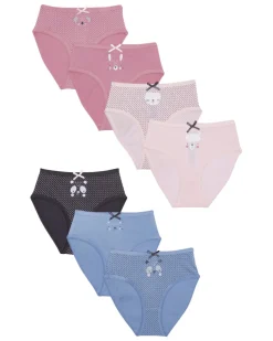 Slips mit Schleifen 7er-Pack, verschiedene Designs-KiK Onlineshop Cheap
