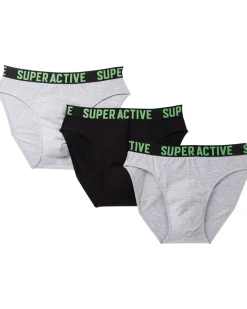 Slips mit Schriftzug 3er-Pack, X-Mail-KiK Onlineshop Store