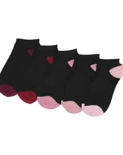 Sneakersocken mit farbigen Akzenten 5er-Pack, Janina-KiK Onlineshop Discount