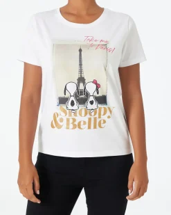 Snoopy T-Shirt Rundhalsausschnitt-KiK Onlineshop Sale
