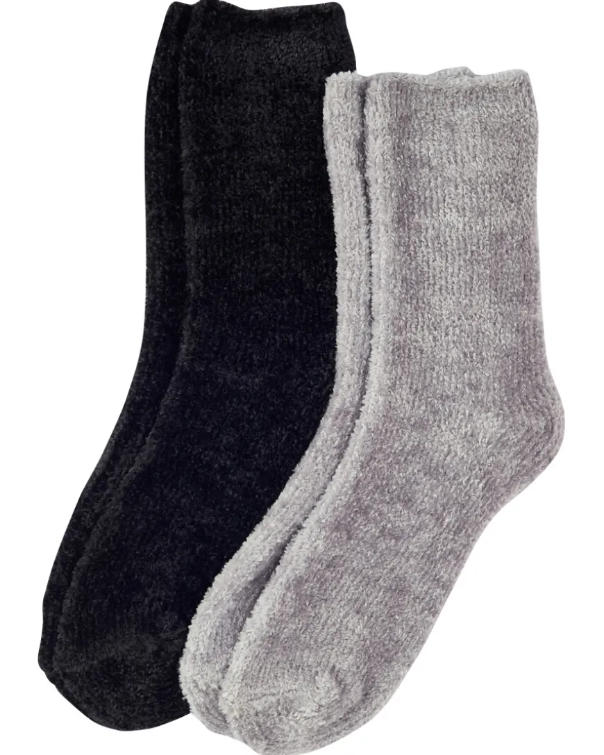 Socken aus Chenille 2er-Pack, Ergee-KiK Onlineshop Clearance