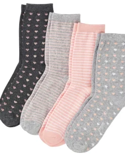 Socken 4er-Pack, Ergee, verschiedene Designs-KiK Onlineshop Cheap