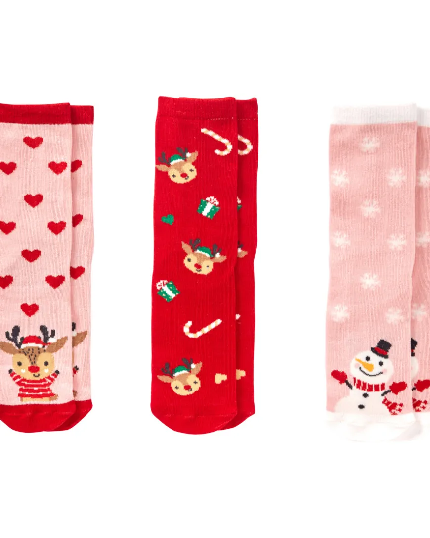 Socken Weihnachten 3er-Pack, Ergee-KiK Onlineshop Clearance