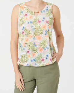 Sommerliches Tanktop Janina, Rundhalsausschnitt-KiK Onlineshop Flash Sale