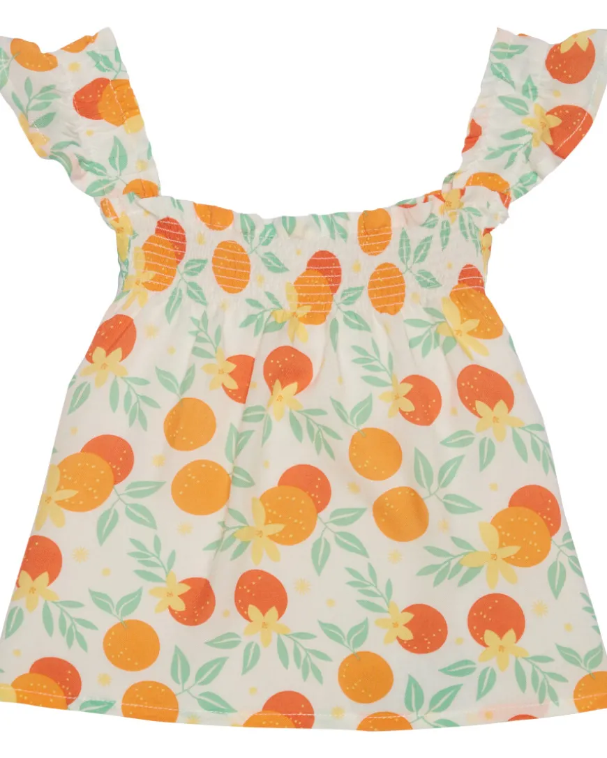 Sommerliches Top gesmokter Ausschnitt-KiK Onlineshop Discount