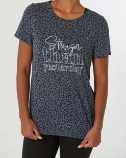 Sport-Shirt in Ausbrenner-Optik Ergeenomixx, Leopardenmuster-KiK Onlineshop Best