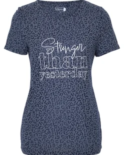 Sport-Shirt in Ausbrenner-Optik Ergeenomixx, Leopardenmuster-KiK Onlineshop Best
