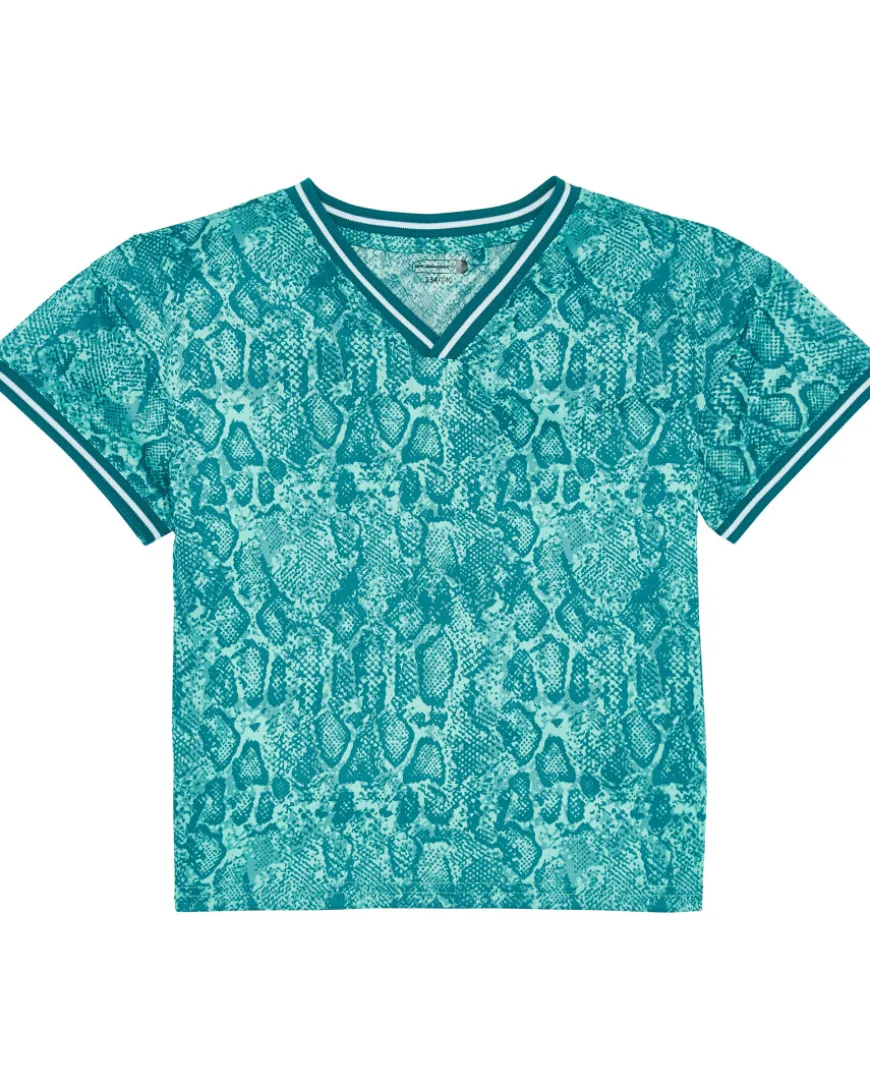 Sport-Shirt in Trikot-Optik Ergeenomixx, kürzer geschnitten-KiK Onlineshop Discount