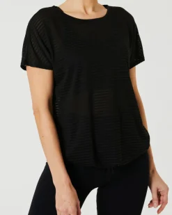 Sport-Shirt mit Ausbrenner-Optik Ergeenomixx, Tunnelzug am Saum-KiK Onlineshop Sale