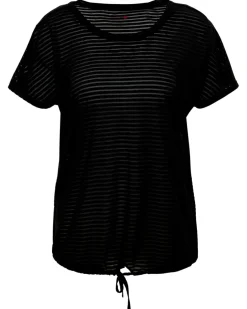 Sport-Shirt mit Ausbrenner-Optik Ergeenomixx, Tunnelzug am Saum-KiK Onlineshop Sale
