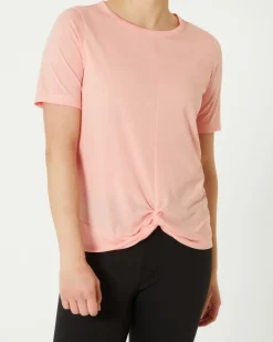 Sport-Shirt mit Knotendetail Ergeenomixx, Rundhalsausschnitt-KiK Onlineshop Best Sale