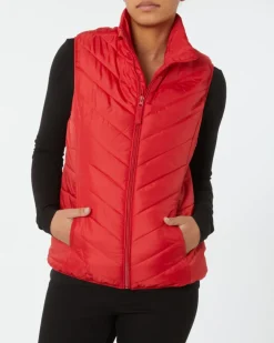 Steppweste mit Stehkragen Janina, Seitentaschen-KiK Onlineshop Best Sale