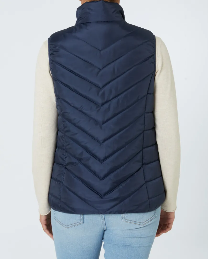 Steppweste mit Stehkragen Janina, Seitentaschen-KiK Onlineshop Sale