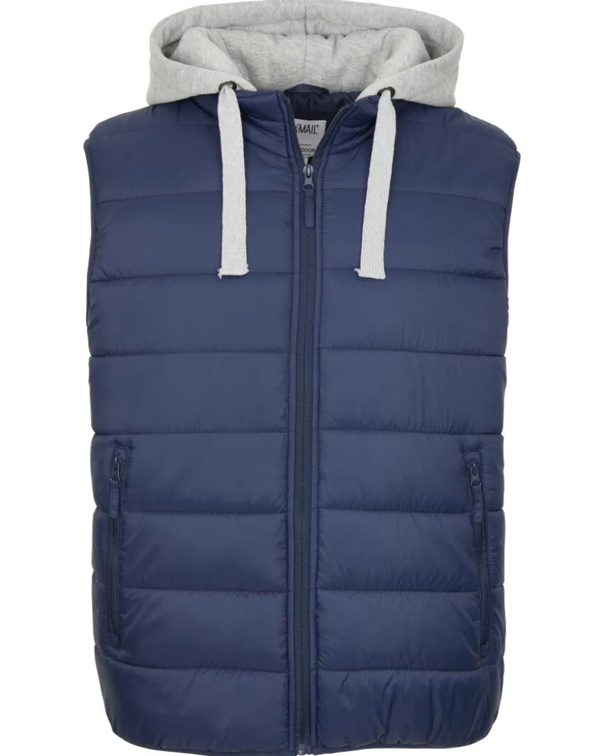 Steppweste mit Sweatkapuze X-Mail, Reißverschluss-KiK Onlineshop Sale