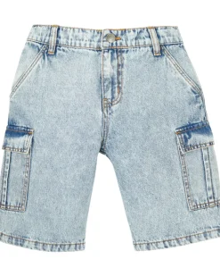Stone-washed Jeans-Shorts Y.F.K., Seitentaschen-KiK Onlineshop Sale