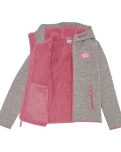 Strickfleecejacke in Melangeoptik Y.F.K., Kapuze-KiK Onlineshop Fashion