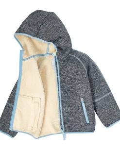Strickfleecejacke mit Kapuze Innenfleece-KiK Onlineshop Best Sale