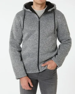 Strickfleecejacke mit Teddyfell X-Mail, Seitentaschen-KiK Onlineshop Fashion