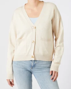 Strickjacke in Melange Janina, Knopfleiste-KiK Onlineshop Outlet