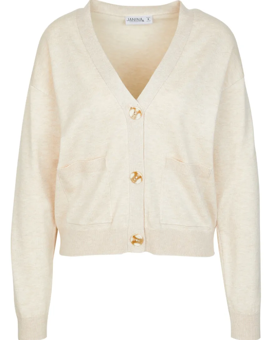 Strickjacke in Melange Janina, Knopfleiste-KiK Onlineshop Outlet