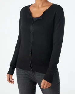 Strickjacke mit Glitzerfäden Janina, Knopfleiste-KiK Onlineshop Cheap