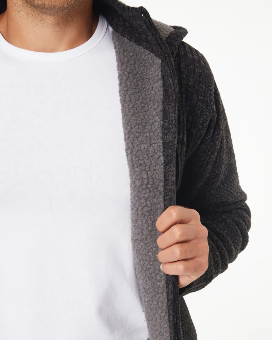 Strickjacke mit Kapuze X-Mail, Teddyfell-KiK Onlineshop Flash Sale