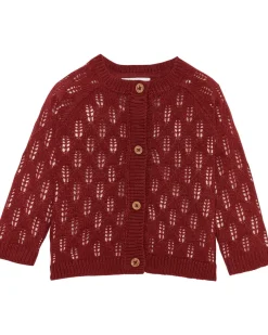 Strickjacke mit Lochmuster Ergee, Knopfleiste-KiK Onlineshop Store