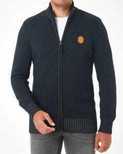 Strickjacke mit Patch X-Mail, Reißverschluss-KiK Onlineshop Best Sale