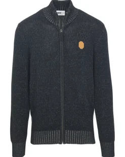 Strickjacke mit Patch X-Mail, Reißverschluss-KiK Onlineshop Best Sale