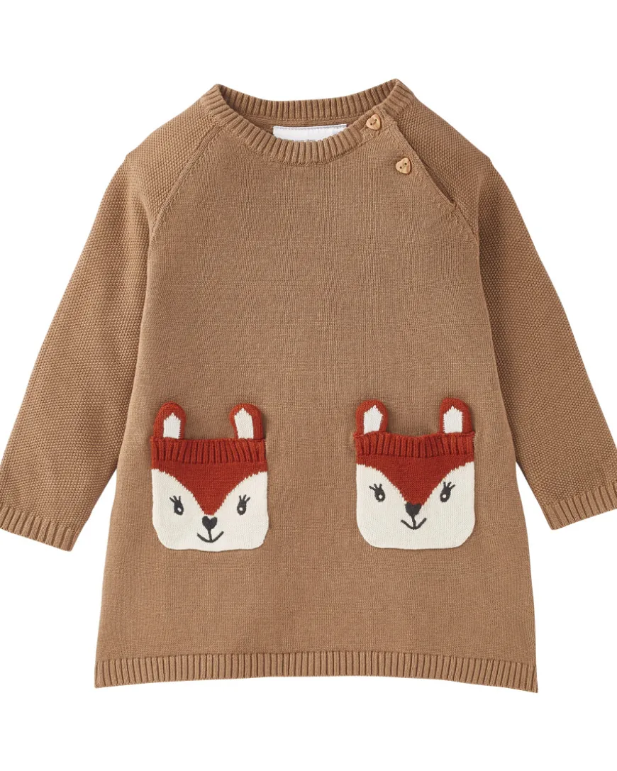 Strickkleid Fuchs Ergee, Rundhalsausschnitt-KiK Onlineshop New
