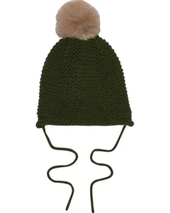 Strickmütze mit Bommel Ergee, gefüttert-KiK Onlineshop Best