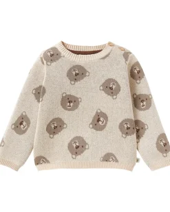 Strickpullover Bären Ergee, Schulterknöpfe-KiK Onlineshop Outlet