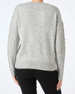 Strickpullover in Melange Janina, Rundhalsausschnitt-KiK Onlineshop Shop