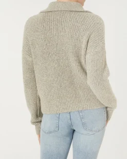 Strickpullover in Melangeoptik Janina, Stehkragen-KiK Onlineshop Best