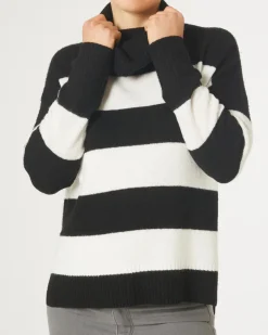 Strickpullover mit Rollkragen Janina, gestreift-KiK Onlineshop Hot