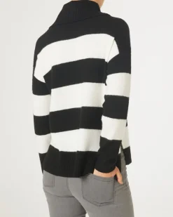 Strickpullover mit Rollkragen Janina, gestreift-KiK Onlineshop Hot