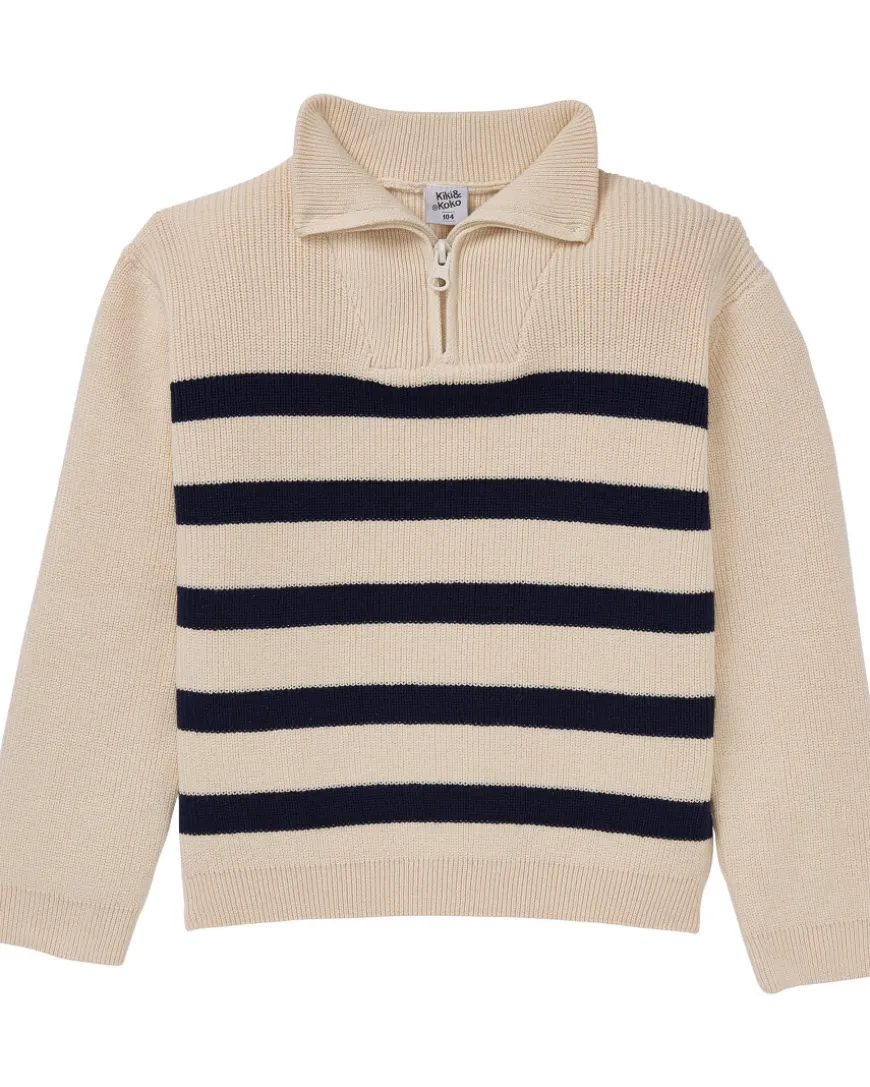 Strickpullover mit Stehkragen gerader Saum-KiK Onlineshop Cheap