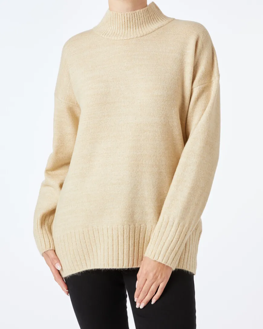 Strickpullover mit Stehkragen Janina, lockere Passform-KiK Onlineshop Best