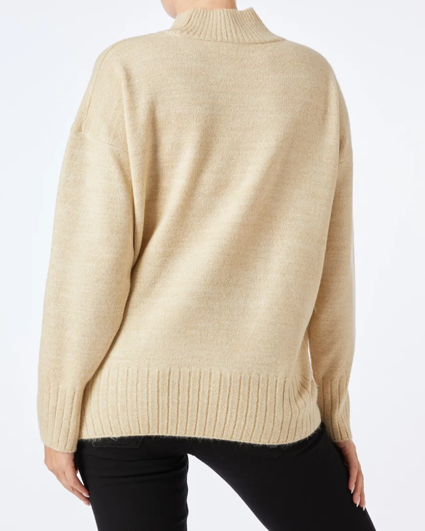Strickpullover mit Stehkragen Janina, lockere Passform-KiK Onlineshop Best