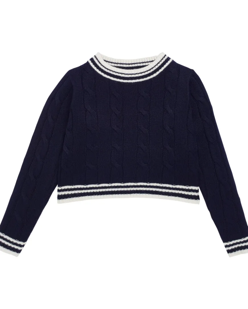 Strickpullover mit Streifen Y.F.K., Rundhalsausschnitt-KiK Onlineshop Flash Sale