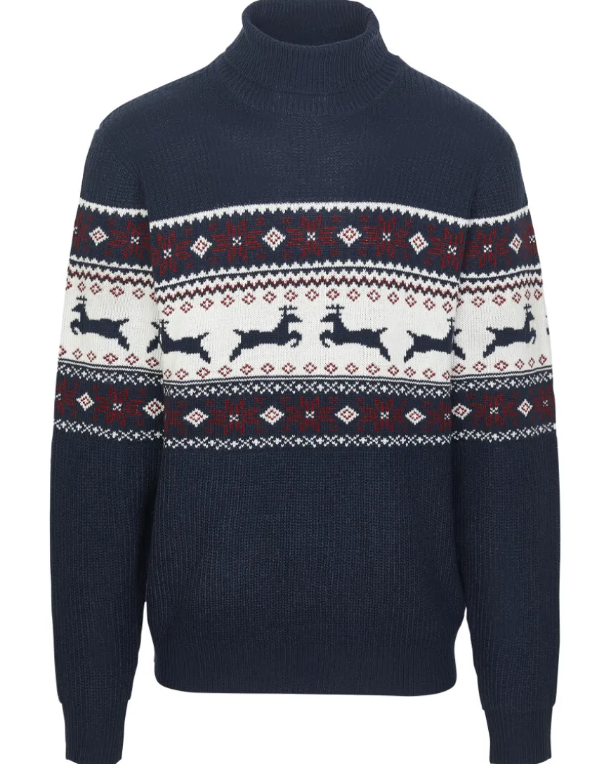 Strickpullover mit winterlichem Muster X-Mail, Rollkragen-KiK Onlineshop Online